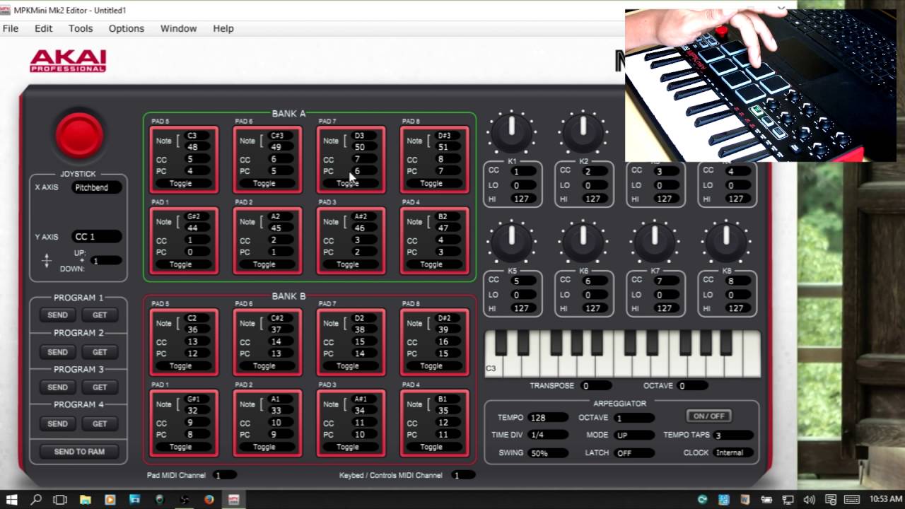 how to download mpk mini editor